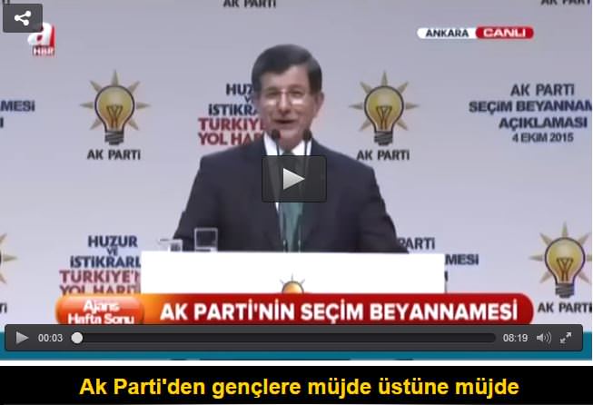 AK Parti’den gençlere müjde üstüne müjde