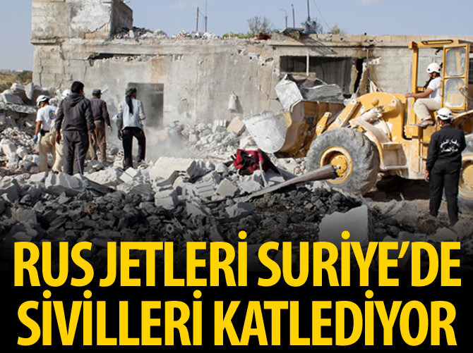 Rusya'nın hava saldırısında 9 sivil öldü