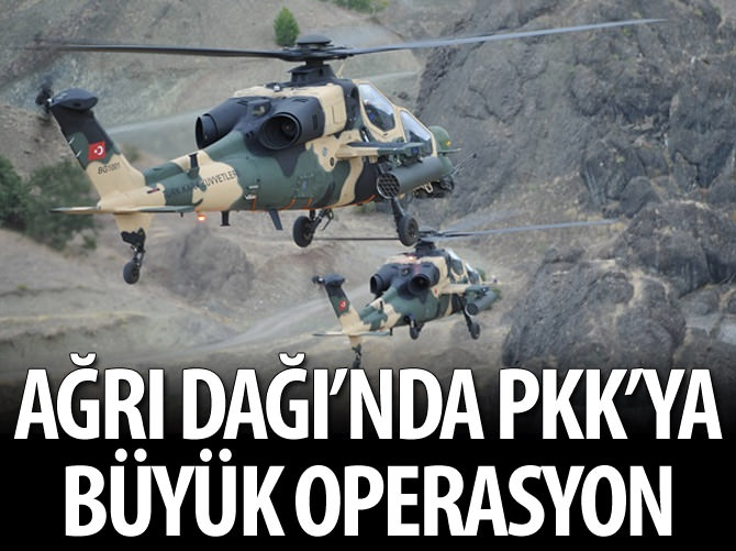 Ağrı Dağı'nda büyük operasyon