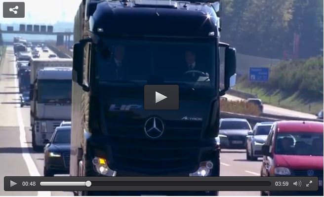 Daimler’in sürücüsüz tırı yola çıktı - 1