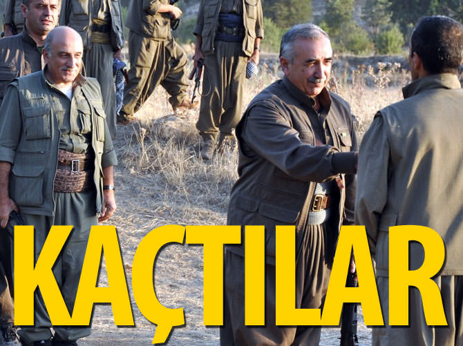 PKK'nın üst düzey isimleri Suriye'ye kaçtı