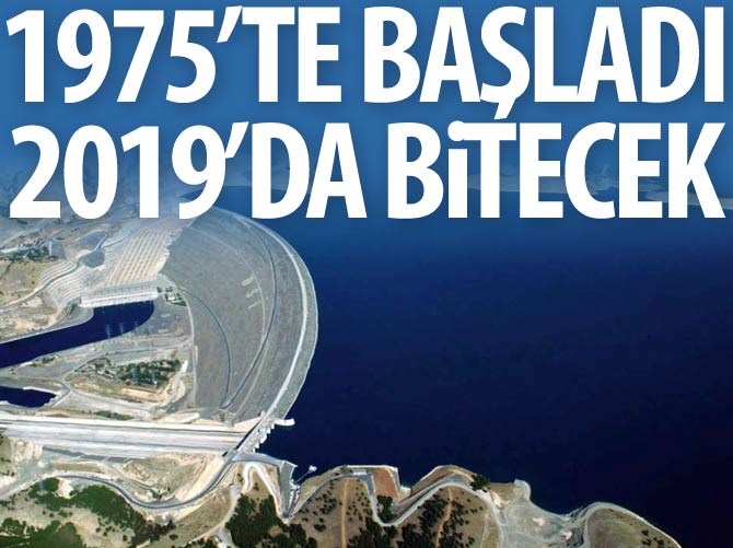 1975'te başlayan GAP 2019'da bitecek