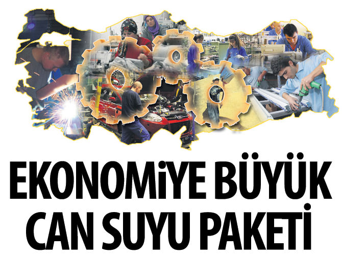 Ekonomiye büyük can suyu paketi