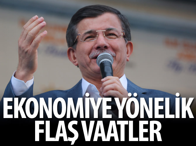 Başbakan'dan ekonomiye yönelik flaş vaadler