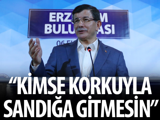 "Kimse korkuyla sandığa gitmesin"