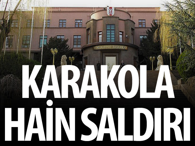 Van'da Eşmepınar Jandarma Karakolu'na hain saldırı