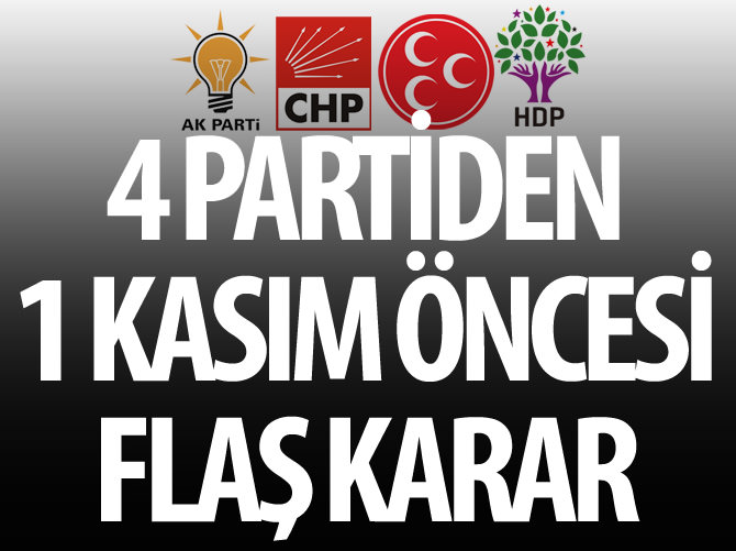 Başkentte siyasi partilerden ortak "seçim" kararı