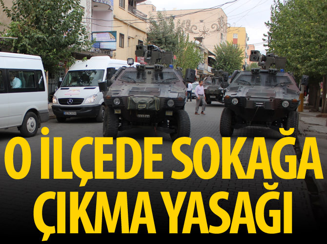 Silopi'de sokağa çıkma yasağı