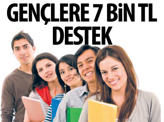 Her gence 7 bin TL sağlık desteği