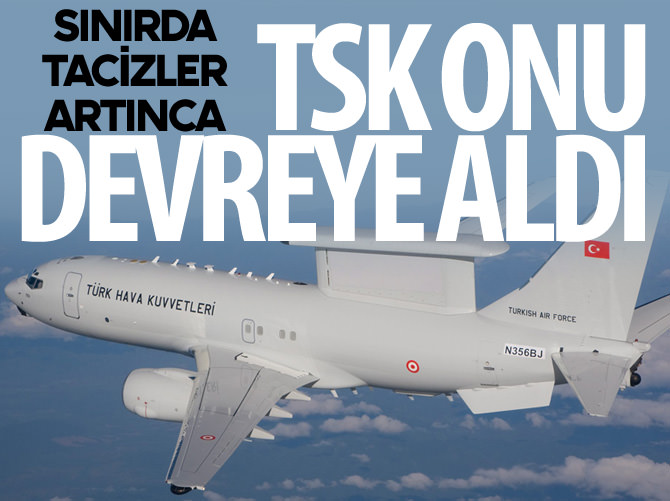 Sınıra "uçan göz"
