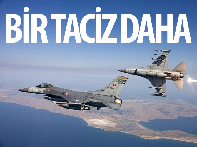 Yunan jetlerinden "taciz"
