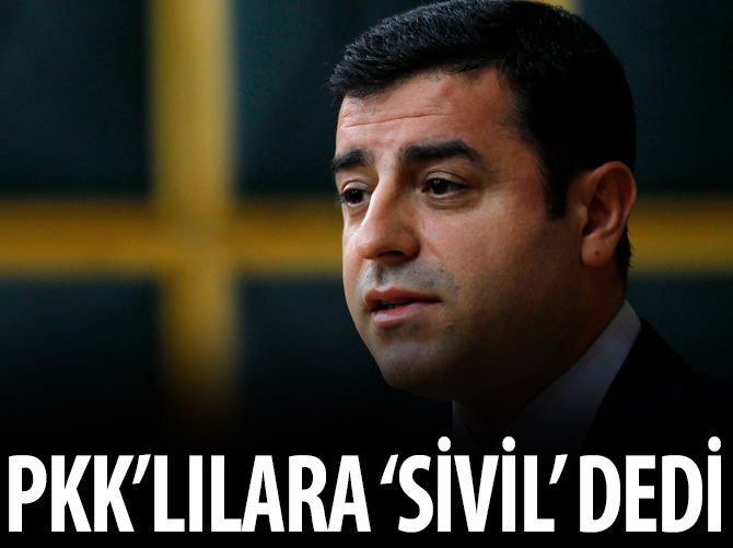 Demirtaş PKK'lılara sivil dedi!