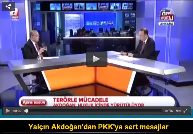 Yalçın Akdoğan'dan PKK'ya rest!