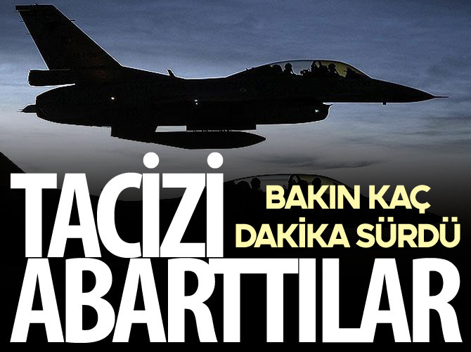 Ege'de Türk jetlerine taciz