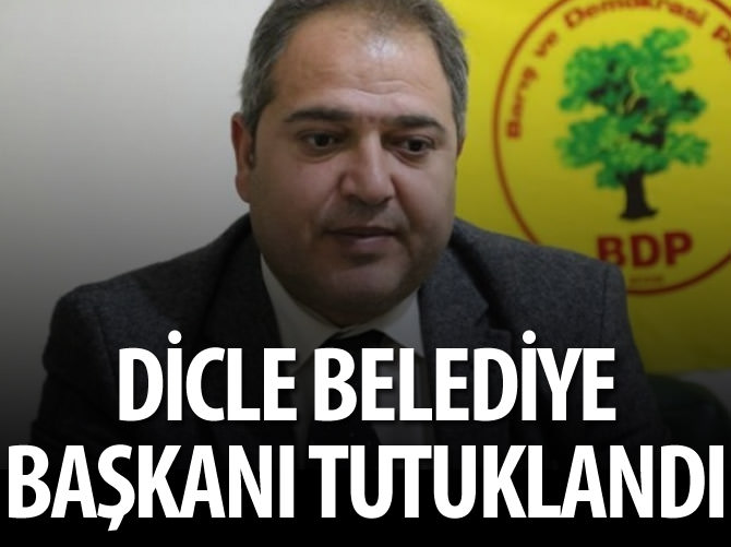 Dicle Belediye Başkanı tutuklandı