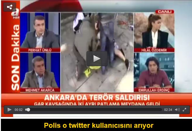 Polis o twitter kullanıcısını arıyor
