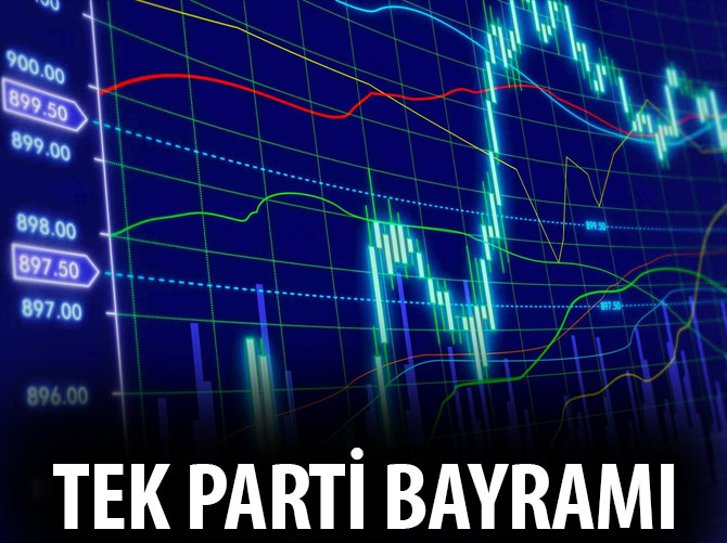 Piyasada tek parti bayramı