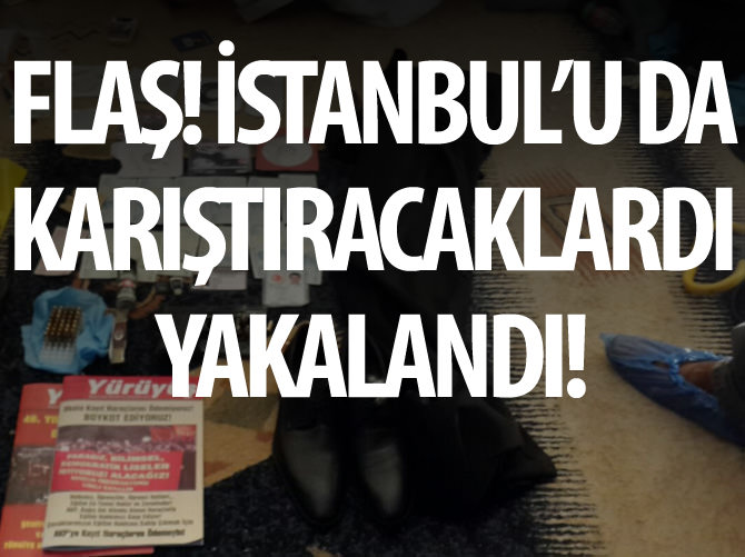 Sansasyonel eyleme hazırlanırken yakalandı