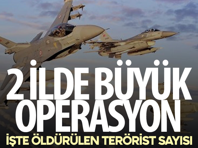 Hakkari ve Siirt'te hava operasyonu
