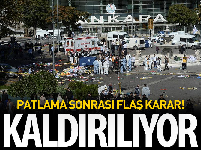 Miting öncesi toplama alanları kaldırılıyor