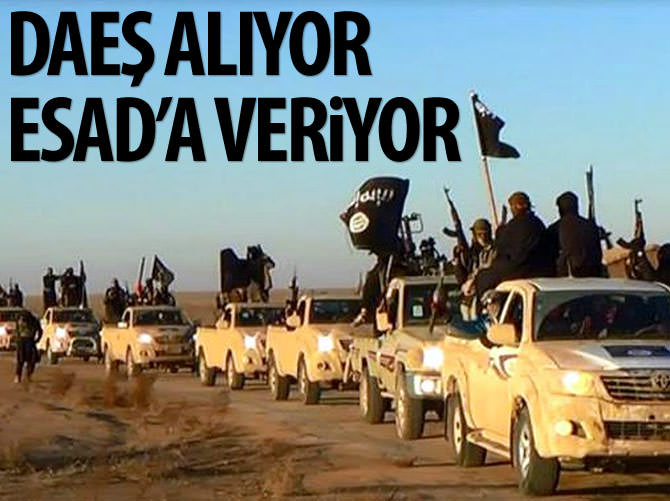 Kirli işbirliğinin belgesi: DAEŞ alıyor Esad’a veriyor