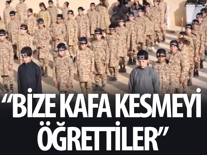 Küçük çocuk nasıl kafa kestiklerini anlattı