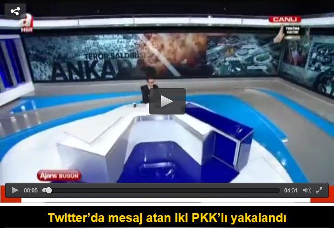 'Bomba tweeti'ne 2 gözaltı