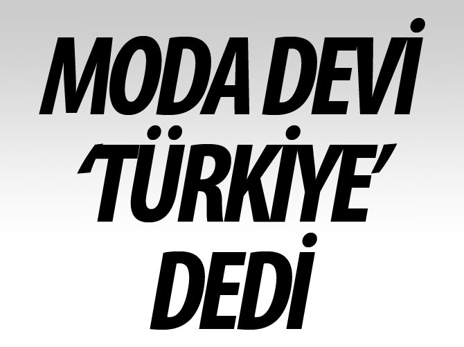 Moda devi Hugo Boss üretimde 'Türkiye' dedi