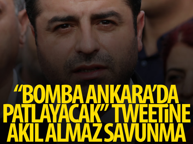 Demirtaş: Tweetlerin patlamayla alakalı olacağını düşünmüyorum