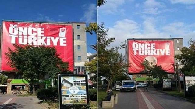 Çanakkale'de Kılıçdaroğlu'nun afişi için ağaç kesildi - 1