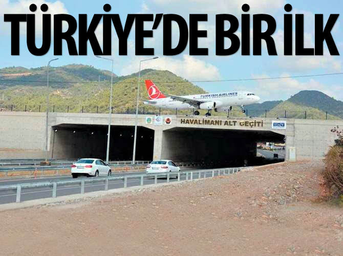 Türkiye'de bir ilk: Altı otoban üstü havalimanı