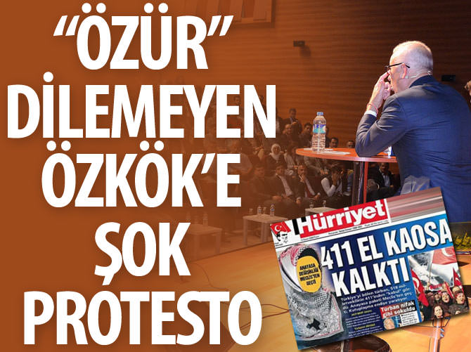 Özkök, 'Başörtülülerden özür dilemem' dedi, salon boşaldı