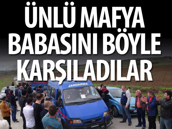 Edirne'ye nakil edilen Çakıcı'ya alkışlı karşılama