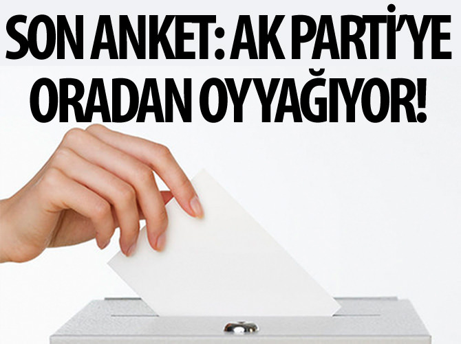 AK Parti'ye o partiden oy yağıyor