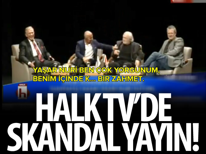 Halk TV'de skandal yayın