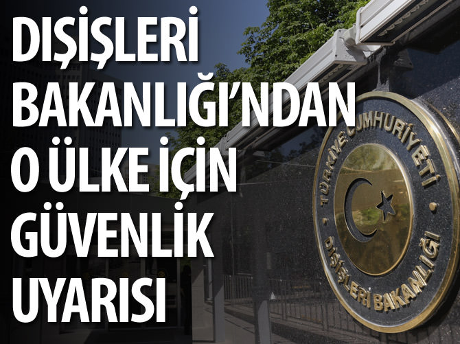 Dışişleri Bakanlığı'ndan Kongo için güvenlik uyarısı