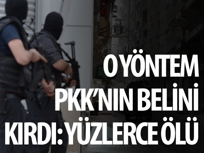 O yöntem PKK'nın belini kırdı: Yüzlerce ölü