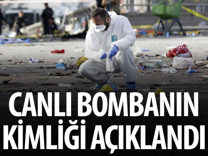 Canlı bombanın kimliği açıklandı