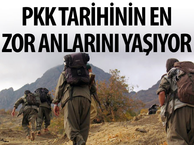 Terör örgütü tarihinin en zor anlarını yaşıyor