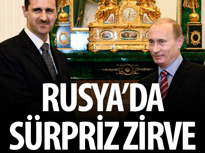 Rusya'da Putin-Esad zirvesi