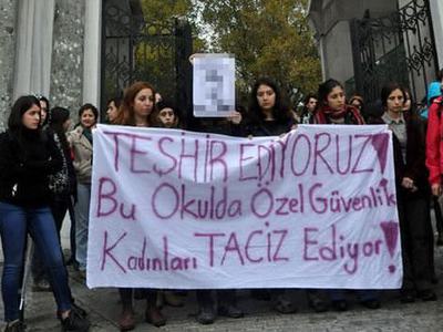 Üniversitede tacizciyi böyle teşhir ettiler