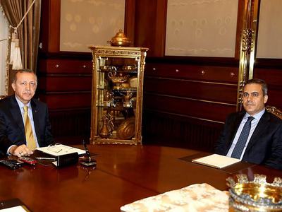 Cumhurbaşkanı Erdoğan'ın Fidan'ı kabulü