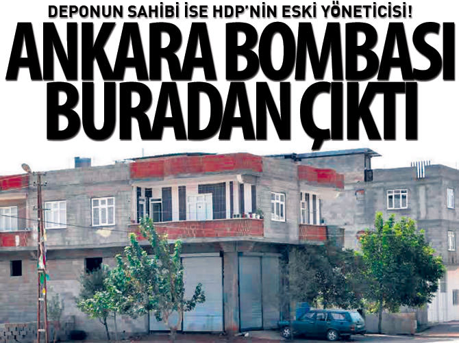 Katliamın bombaları HDP'linin deposundan