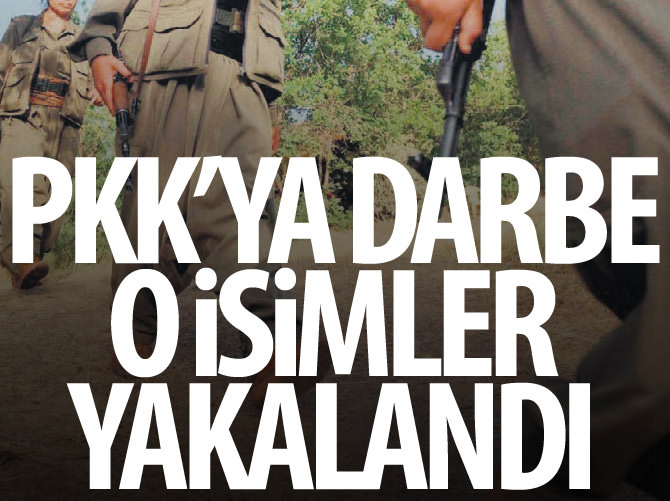 PKK'ya darbe! O isimler yakalandı