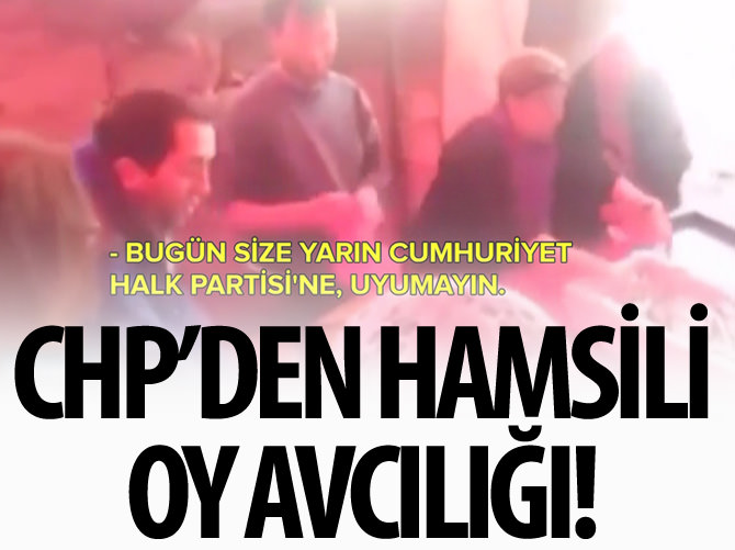 CHP'den hamsili oy avcılığı