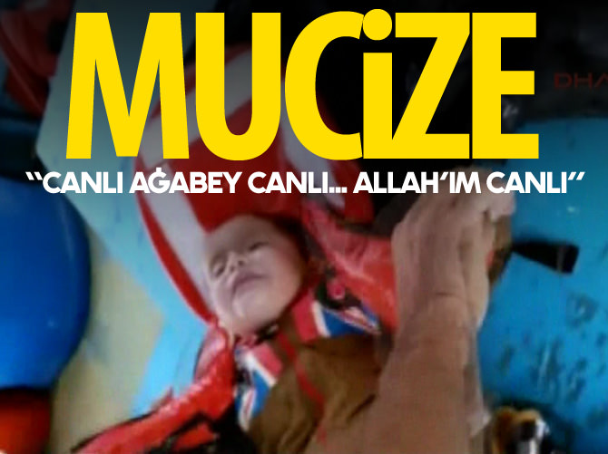 Ege'de Muhammed Hasan bebeğin kurtarılma anı