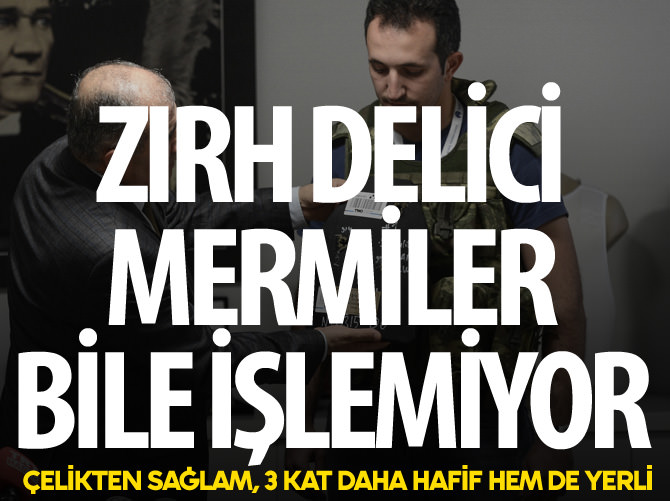 Asker yerli üretim borlu zırh kullanıyor