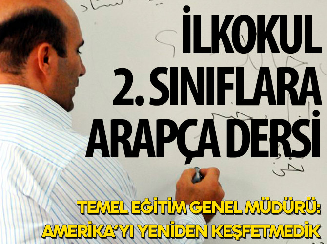 İlkokul 2. sınıflar bu yıl Arapça dersi seçebilecek