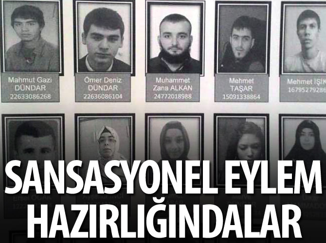 Sansasyonel eylem hazırlığındaki teröristler aranıyor