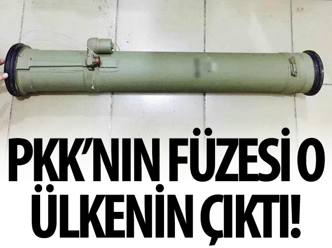 PKK'nın yeni füzesi o ülkenin çıktı